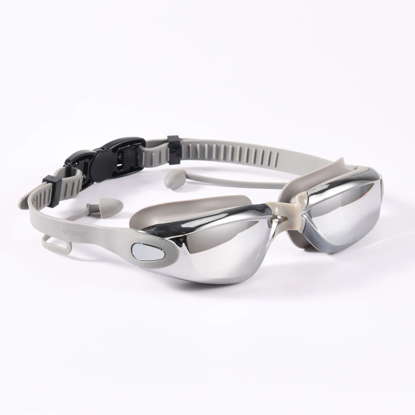 Professional Adult Anti-Fog Swimming Goggles with Earplugs Men Women Swim Leak Proof Adjustable UV Protection Eyewear