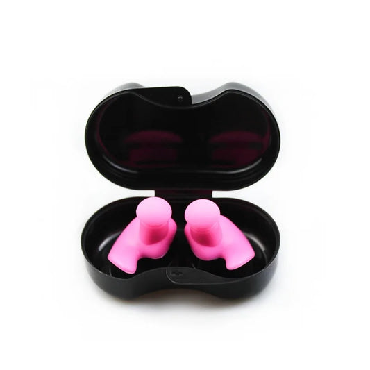 DIZETION Swimming Earplugs Waterproof Reusable Silicone Ear Plugs Diving Plugs for Water Surf Showering Bathing Accessories