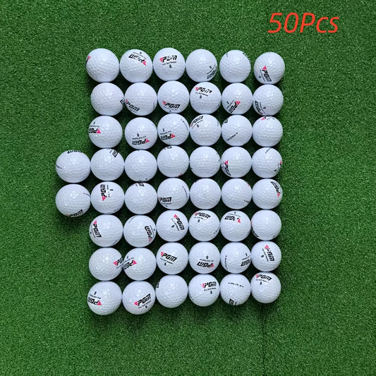 30Pcs/50Pcs  Golf Q002 Triple Layer Ball Regular Competition Ball Practice Ball High Elasticity Rubber Center Brand New Ball