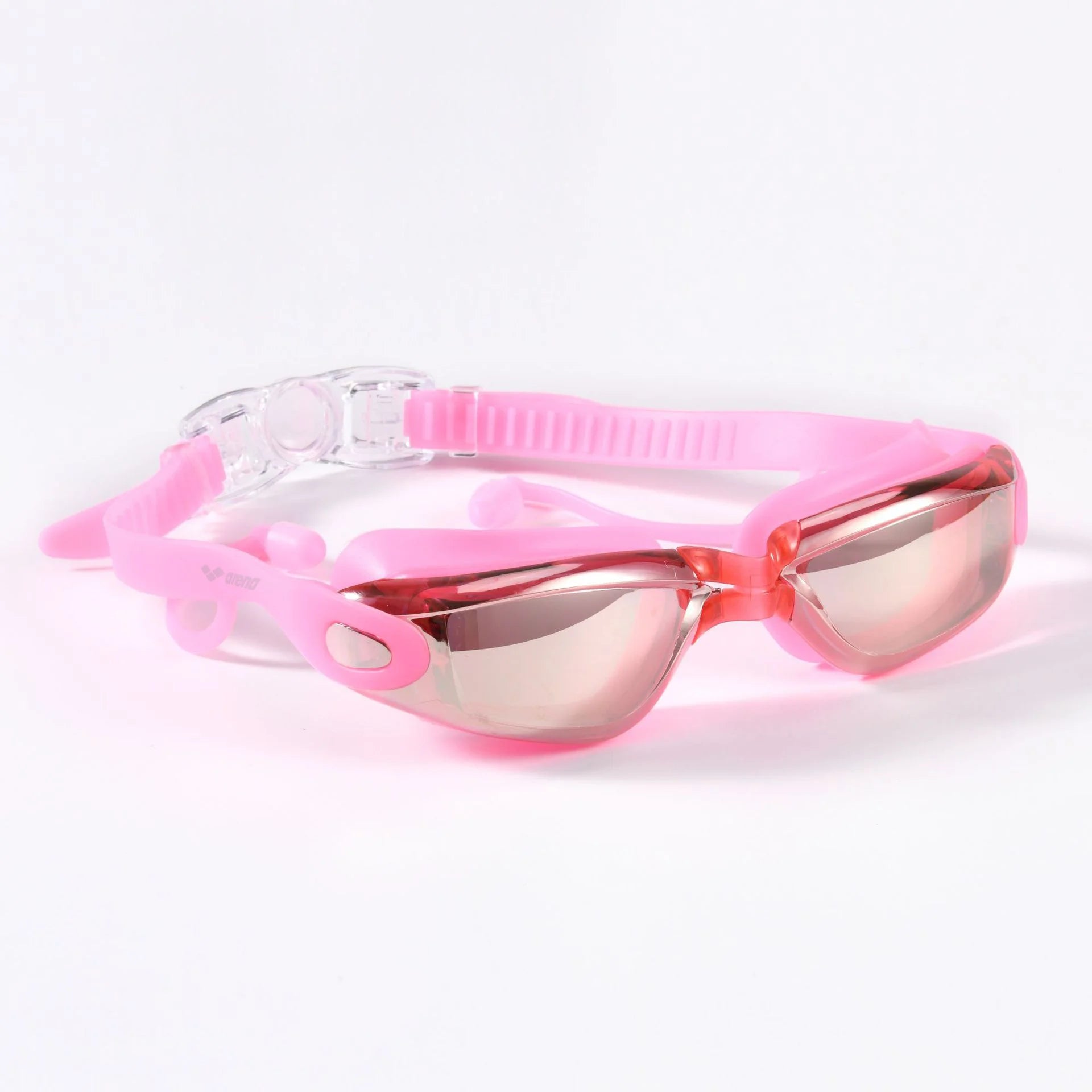 Professional Adult Anti-Fog Swimming Goggles with Earplugs Men Women Swim Leak Proof Adjustable UV Protection Eyewear