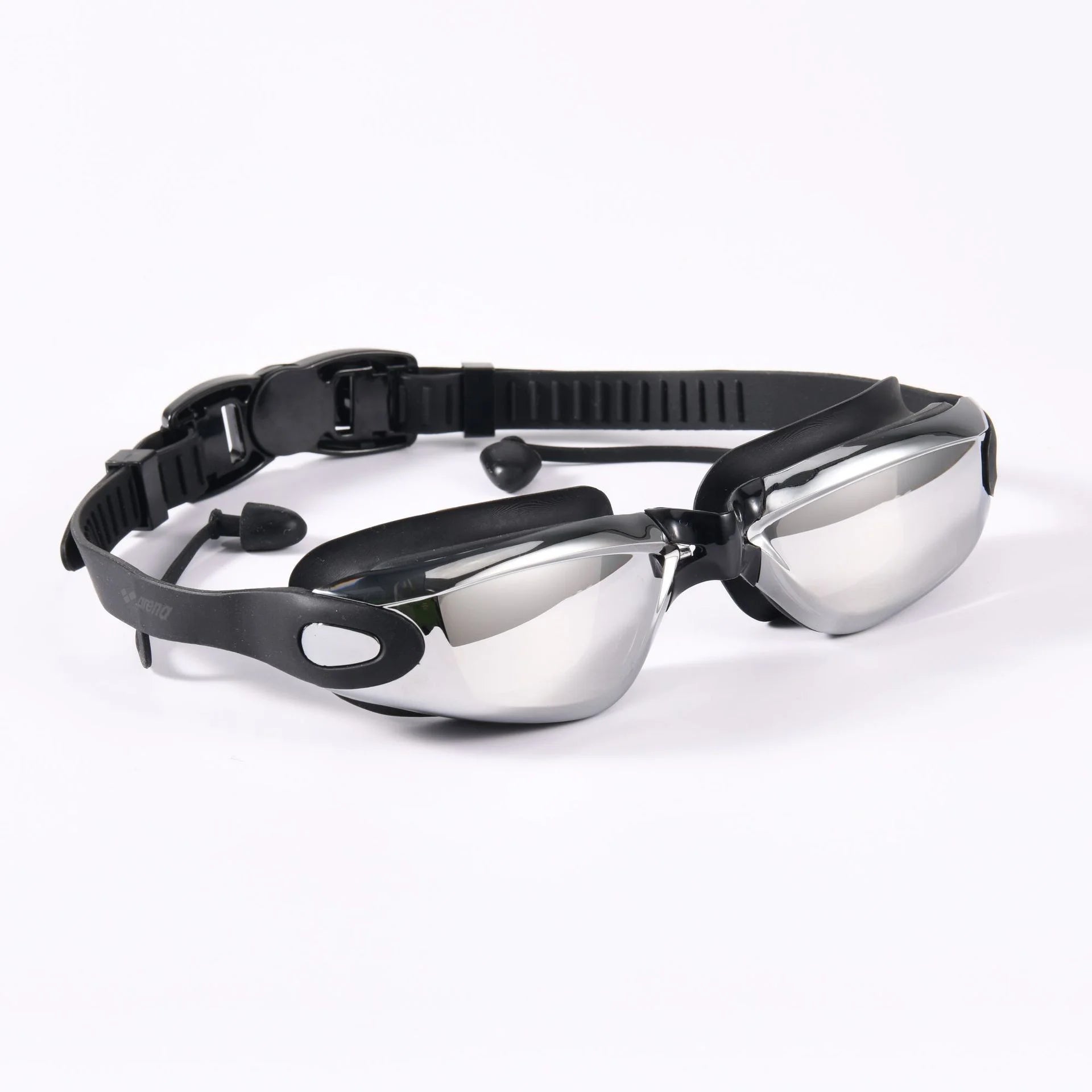 Professional Adult Anti-Fog Swimming Goggles with Earplugs Men Women Swim Leak Proof Adjustable UV Protection Eyewear